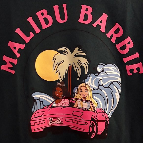 NWT Malibu Barbie Graphic T Shirt - Picture 2 of 4